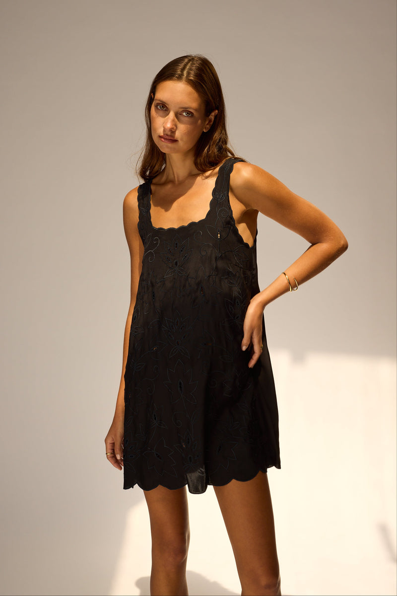 アンドマリー Andmary Natalie mini dress black NADIA DRESS – Natalie Martin