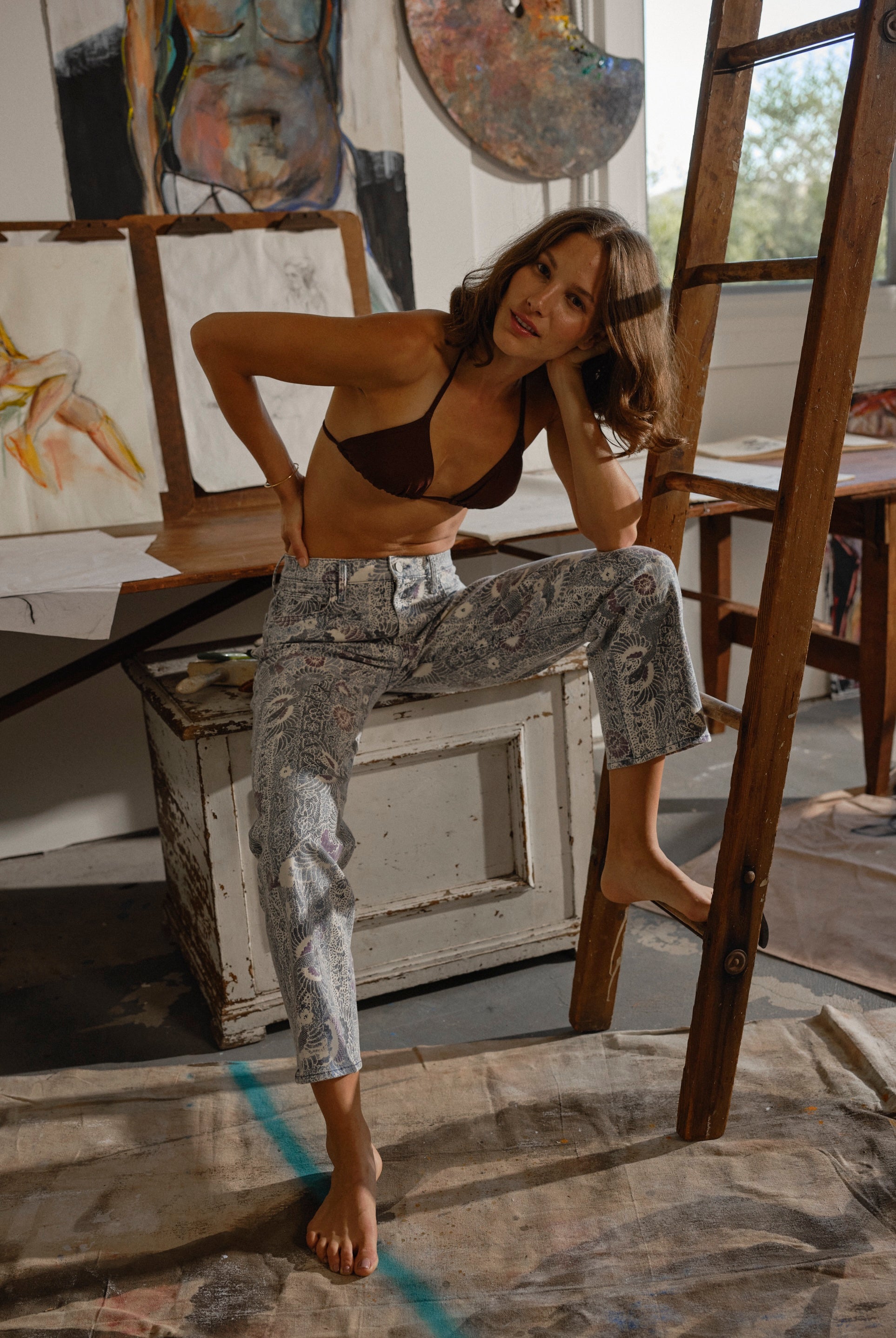 Natalie Martin __ MOTHER THE RAMBLER ZIP ANKLE