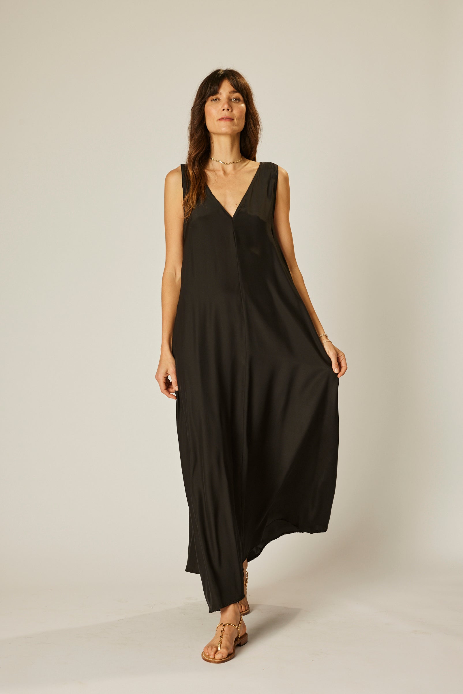 【正規品】andmary natalie long dress black ANDMARY】Natalie long dress