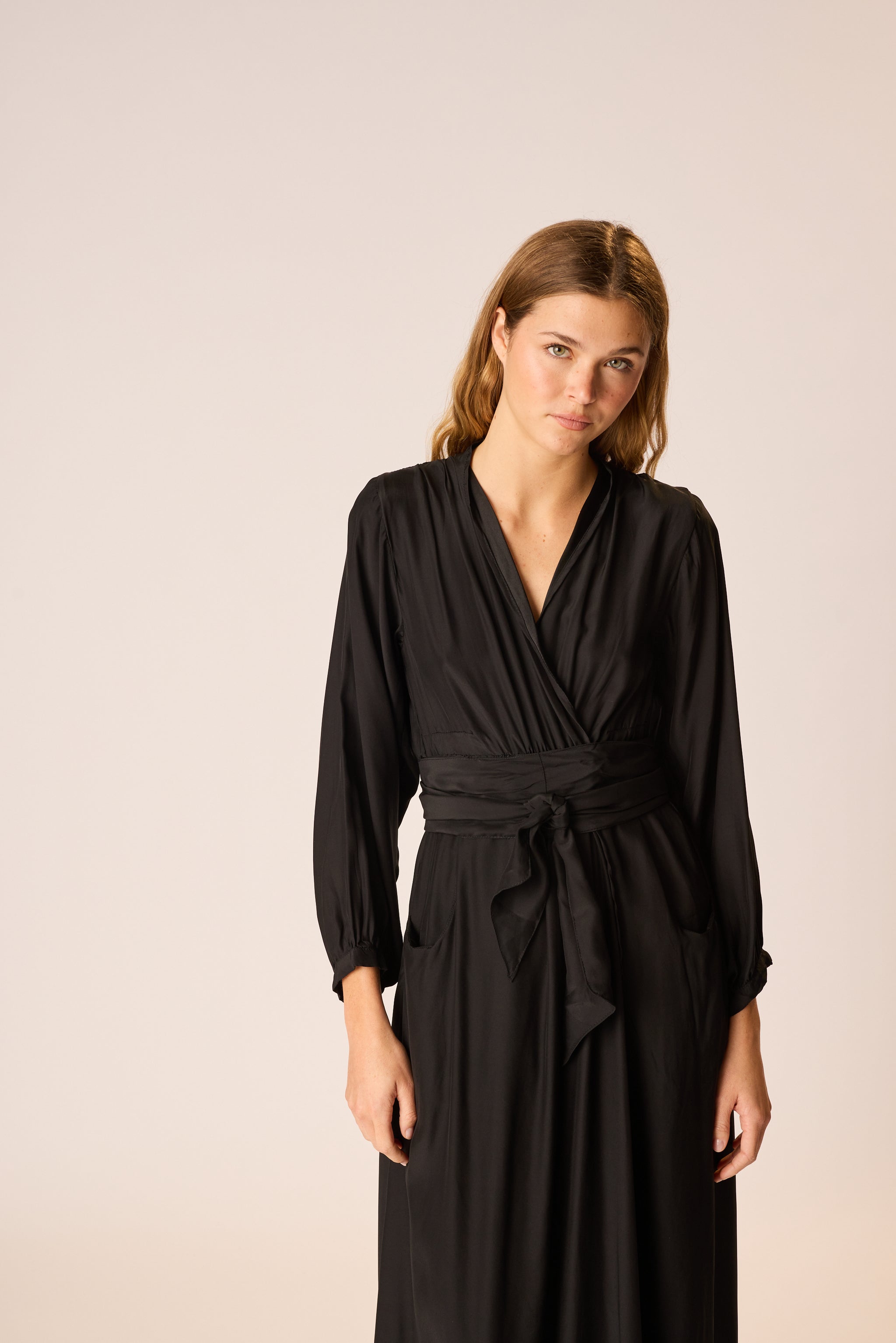 NICO L/S MAXI WITH SASH – Natalie Martin