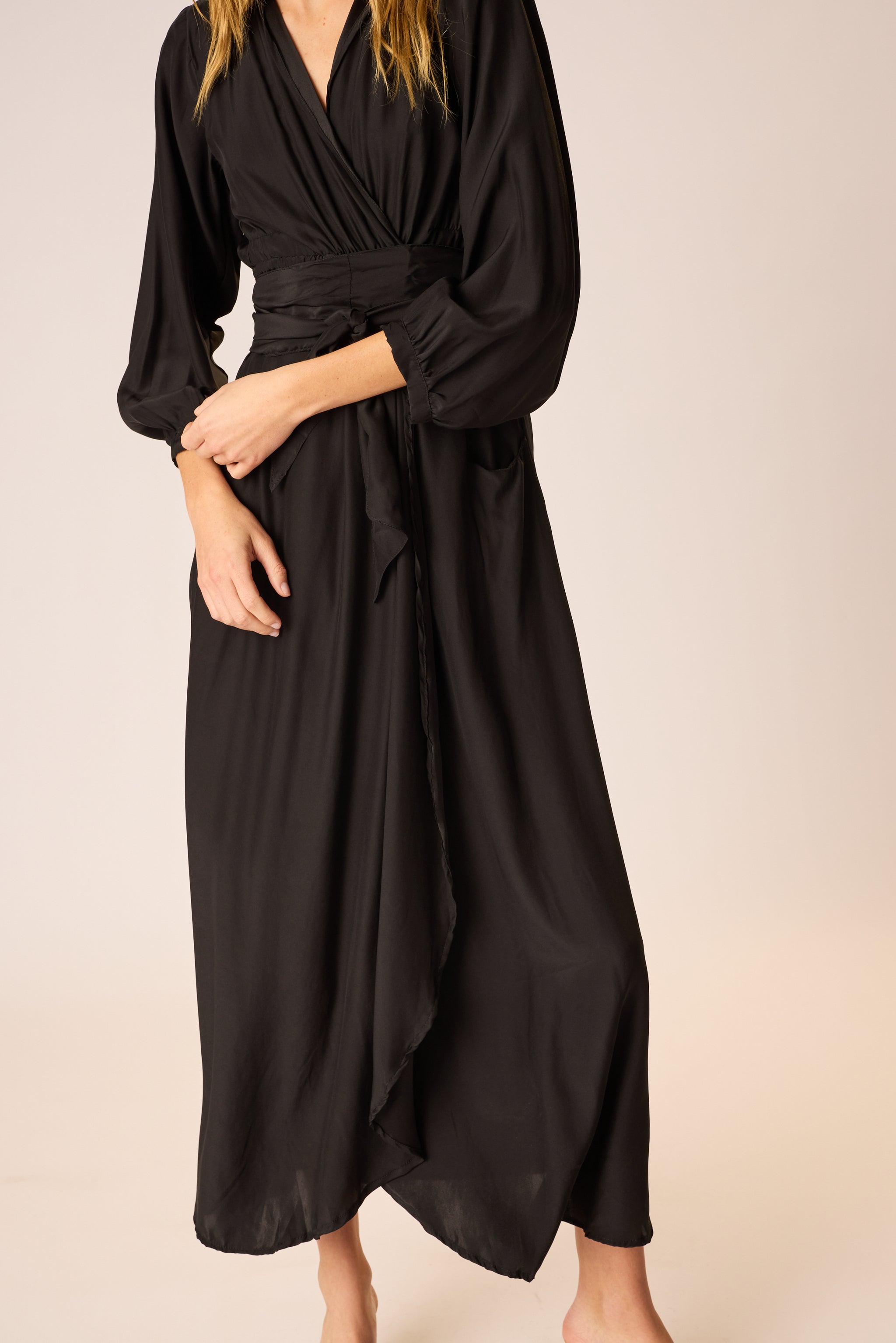 NICO L/S MAXI WITH SASH – Natalie Martin