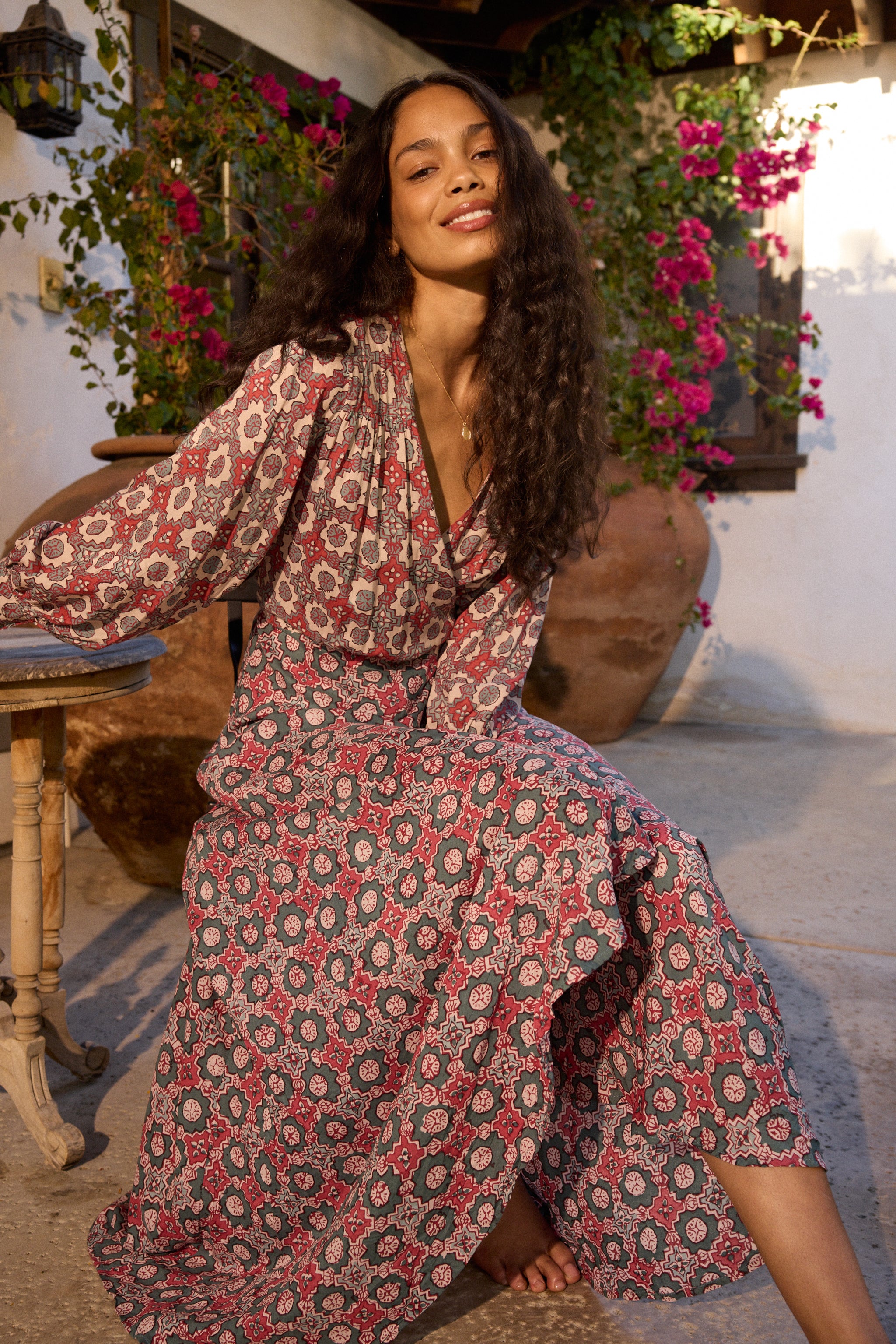 KATE LONG SLEEVE MAXI – Natalie Martin