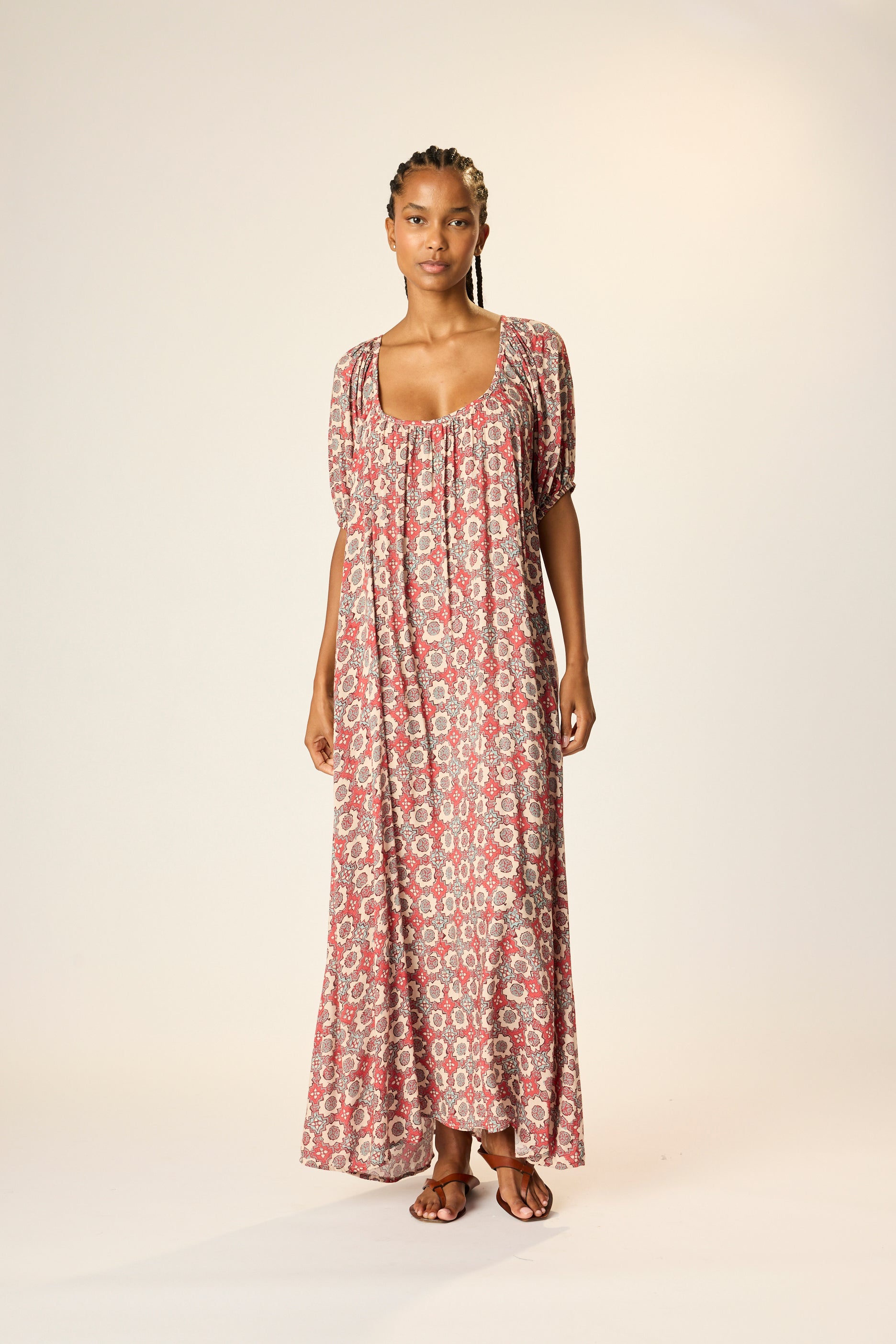 VIVI DRESS WITH CONTRASTING SASH – Natalie Martin