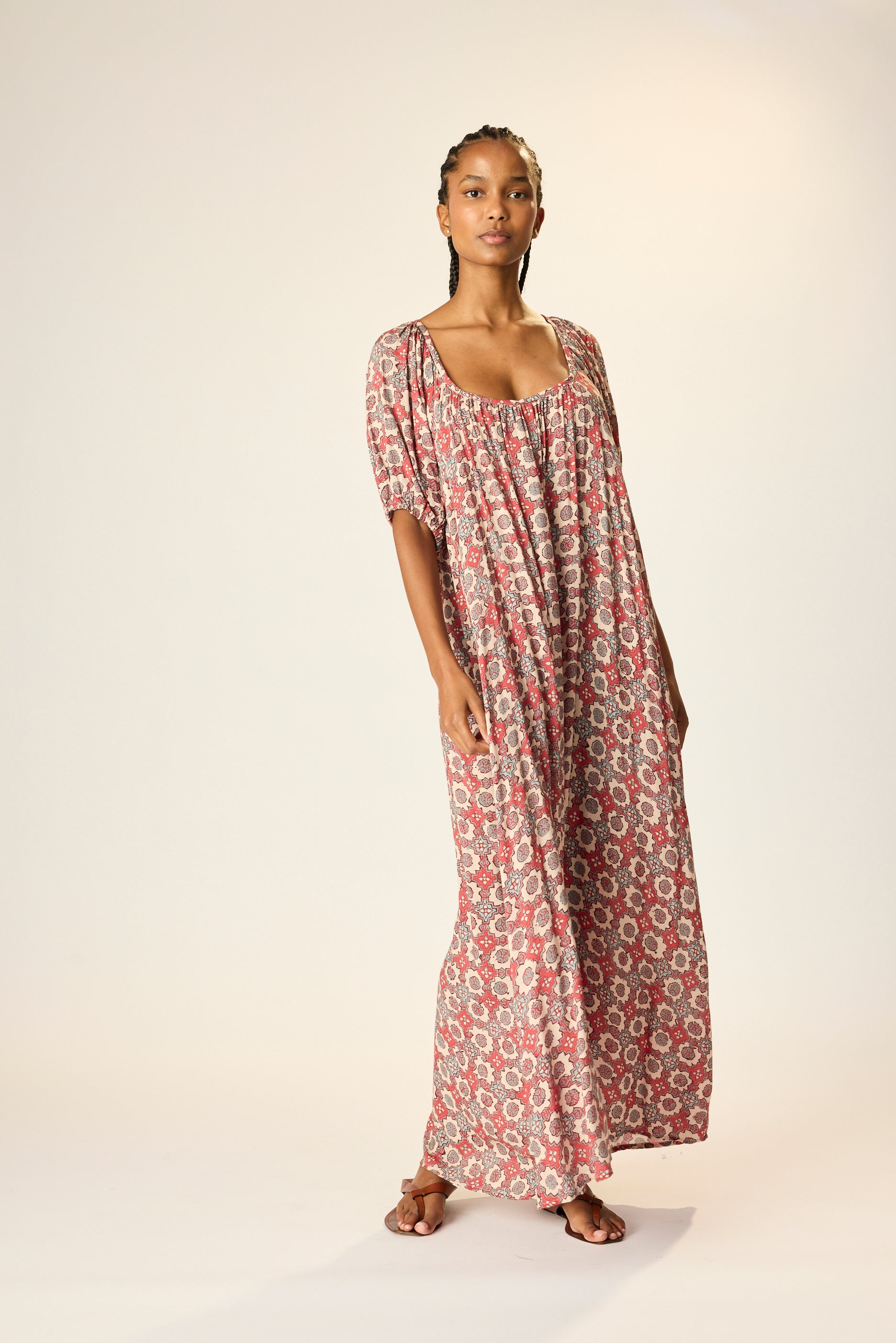VIVI DRESS WITH CONTRASTING SASH – Natalie Martin